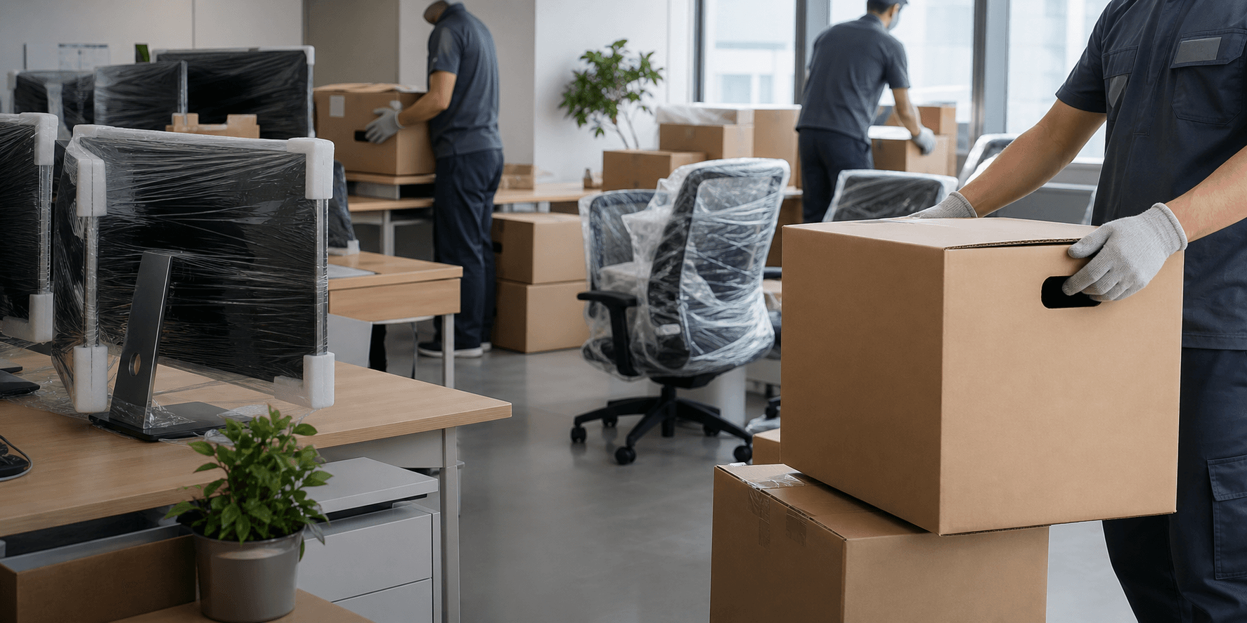 晋中企业办公室搬迁通用场景图，非真实案例